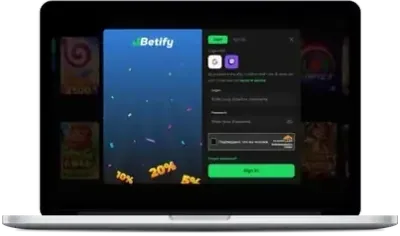 Casino en direct Betify sur ordinateur